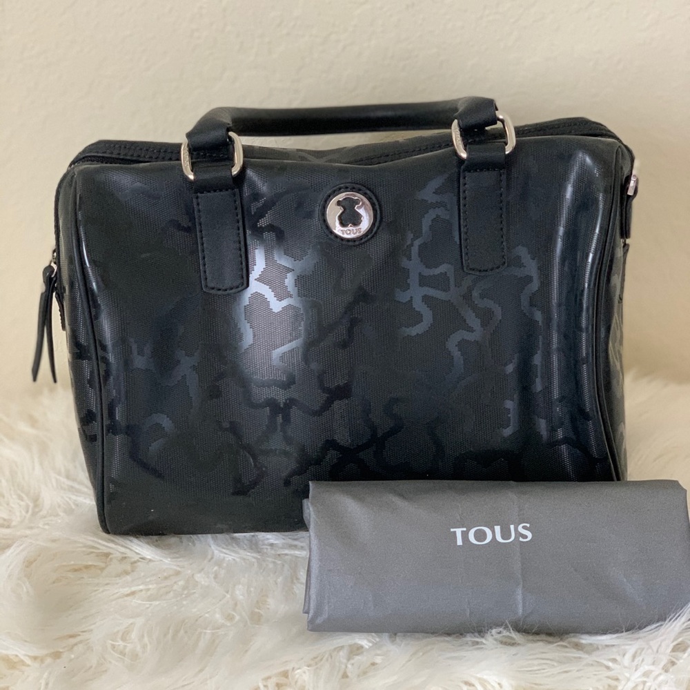Tous Kaos Shiny Bowling Bag Black